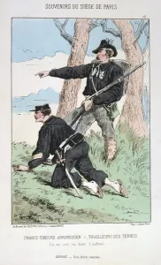 Guerrilla Prints: Francs Tireurs Arronssohn - Tirailleurs des Ternes, Siege of Paris, 1870-1871