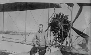 Biplane Prints: Frank Coffyn, between c1910 and c1915. Creator: Bain News Service