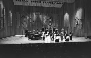 Frank Foster, Count Basie Orchestra, Barbican, London, 1986. Creator: Brian O Connor