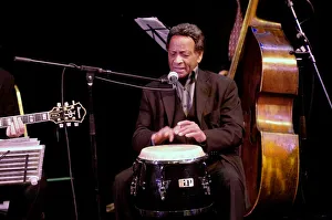 Frank Holder, Guyanan jazz singer and percussionist, The Hawth Theatre, Crawley, West Sussex