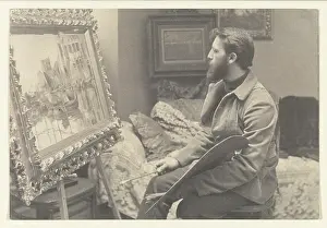 Alfred Prints: Frank Simon Herrmann, 1894. Creator: Alfred Stieglitz