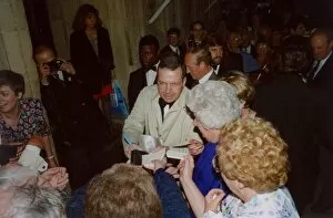 Autograph Gallery: Frank Sinatra Jnr, Royal Albert Hall, London, 1989. Creator: Brian Foskett