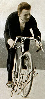 William Frank Prints: Frank Southall, cycling champion, 1935