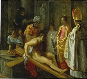 4th Century Prints: The Frankfurt Altarpiece of the Exaltation of the True Cross: The Testing