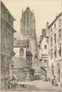 Darmstadt Prints: Frankfurt, c1820 (1915). Artist: Samuel Prout