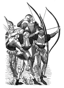 Frankish archers, 15th century, (1870)
