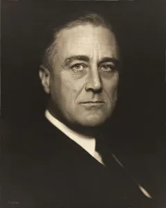 Democrat Prints: Franklin D. Roosevelt, about 1932. Creator: Vincenzo Laviosa