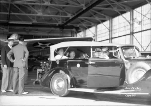 Franklin D. Roosevelt at Langley Research Center, Virginia, USA, July 29, 1940 Franklin D. Roosevelt at Langley Research Center, Virginia, USA, July 29, 1940