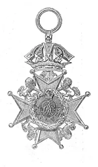 Franklin's Guelphic Badge, 1854. Creator: Unknown
