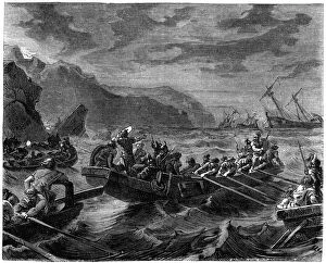 The Franks cross the raging sea, 1882-1884