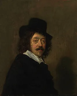 Hals Frans Prints: Frans Hals, Self Portrait, copy. Creator: Follower of Frans Hals