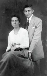Bauer Prints: Franz Kafka and Felice Bauer, 1917. Creator: Anonymous