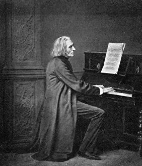 Images Dated 15th March 2006: Franz Liszt, (1811-1886), Hungarian virtuoso pianist and composer, 1909. Artist: Franz Liszt