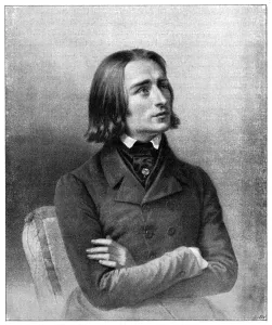 Franz Liszt, 19th century Hungarian virtuoso pianist and composer, (1900)