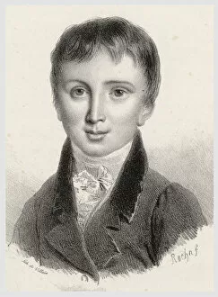 Fran And Xe7 Collection: Franz Liszt at the Age of 11, c. 1822. Creator: Le Villain