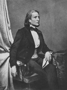 Franz Liszt Prints: Franz Liszt, c1860, (1939). Artist: Franz Seraph Hanfstaengl