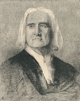 Franz Liszt Prints: Franz Liszt, c1880, (1886). Artist: Franz von Lenbach