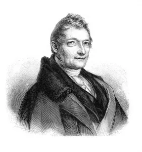 Innovator Prints: Franz Xaver Gabelsberger, German inventor of Gabelsberger shorthand, (1900)
