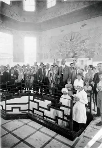 Franzensbad (Frantiskovy Lazne), Czechoslovakia: the interior of the Natalie Spring... c1930s. Creator: Unknown
