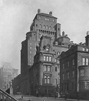 Madison Avenue Prints: The Fraternity Clubs Building from Madison Avenue, New York City, 1924