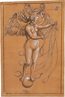 Manuel Gallery: Frau Venus, c. 1512. Creator: Manuel, Niklaus (ca. 1484-1530)