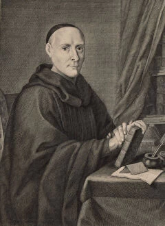 Fray Benito Feijoo Geronimo (1676-1764), Spanish Benedictine monk and scholar, engraving