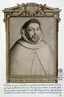Fray Luis de la Cruz (1562 - ), Spanish religious, facsimile drawing