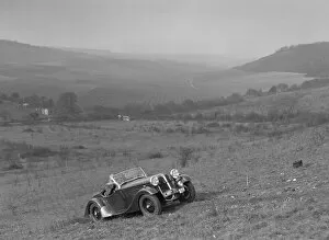 Coventry Cup Trial Gallery: Frazer-Nash BMW 319 competing in the London Motor Club Coventry Cup Trial, Knatts Hill, Kent, 1938