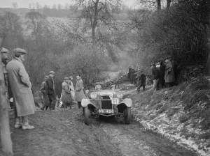Frazer Nash Prints: Frazer-Nash Boulogne II of P Lees competing in the Sunbac Colmore Trial