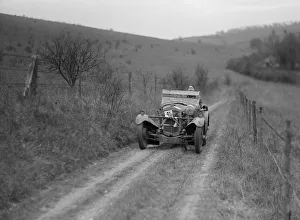 Frazer Nash Prints: Frazer-Nash Super Sports of A Sebag-Montefiore competing in the Inter-Varsity Trial