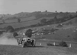 Frazer Nash Tt Prints: Frazer-Nash TT replica competing in the MG Car Club Rushmere Hillclimb, Shropshire, 1935