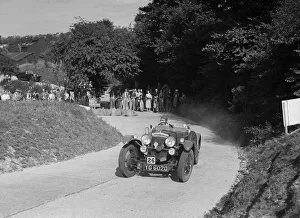 Frazer Nash Tt Prints: Frazer-Nash TT replica of Midge Wilby competing in the VSCC Croydon Speed Trials, 1937