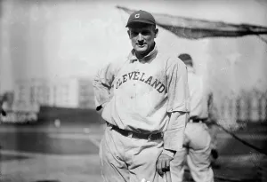 Baseball Cap Prints: Fred Blanding, Cleveland AL (baseball), c1912. Creator: Bain News Service