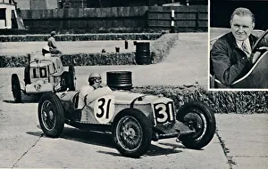 Number Prints: Freddie Dixon (Riley) at Brooklands, 1937