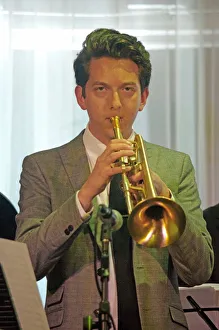 Freddie Gavita, Watermill Jazz Club, Dorking Surrey, 24 Sept 2019. Creator: Brian O Connor