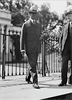 Frederic Adrian Delano, Left, with Charles S. Hamlin, 1917. Creator: Harris & Ewing. Frederic Adrian Delano, Left, with Charles S. Hamlin, 1917. Creator: Harris & Ewing