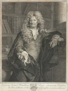 Edelinck Gerard Prints: Frédéric Léonard, 1689. Creator: Gerard Edelinck