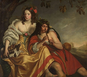 Nasjonalmuseet Prints: Frederica Amalia and Christian Albrecht of Schleswig-Holstein-Gottorf