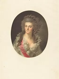 Color Mezzotint Collection: Frederica Sophia Wilhelmina of Prussia, Princess of Orange Nassau