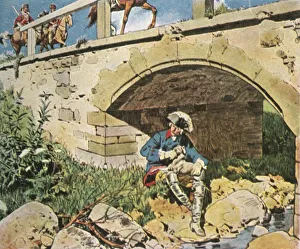 Karl Rochling Prints: Frederick the Great evades capture, 1745, (1936). Creator: Unknown
