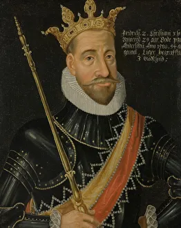 Frederick Ii Prints: Frederick II, 1534-88, King of Denmark and Norway, c16th century. Creator: Anon