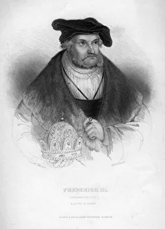 Frederick III, Elector of Saxony, (1463-1525).Artist: H Robinson Frederick III, Elector of Saxony, (1463-1525).Artist: H Robinson
