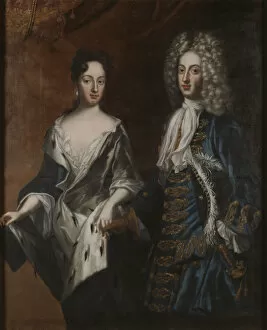Von 1655 1724 Collection: Frederick IV (1671-1702), Duke of Holstein-Gottorp and Duchess Hedvig Sophia (1681-1708), 1700