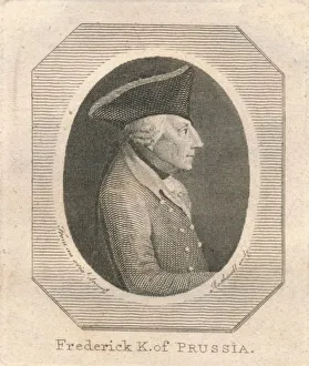 Frederick Ii Prints: Frederick K. of Prussia, c1800. Creator: Unknown