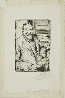 Art Dealer Prints: Frederick Keppel II, 1898. Creator: Anders Leonard Zorn
