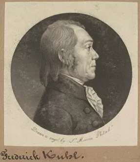 Ringlets Collection: Frederick Kuhl, 1802. Creator: Charles Balthazar Julien Fevret de Saint-Memin