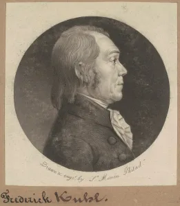 Frederick Kuhl, 1802. Creator: Charles Balthazar Julien Fevret de Saint-Memin