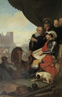 Abildgaard Nicolai Abraham Prints: Frederik II Builds Kronborg Castle at Elsinore