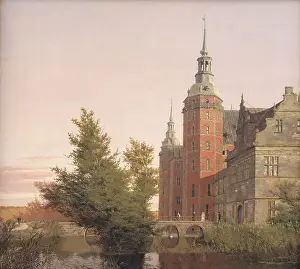 Christen Schiellerup 1810 1848 Prints: Frederiksborg Castle Seen from the Northwest