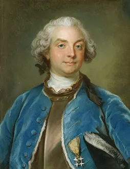 Fredrik Axel von Fersen, 1719-1794, Count, mid-18th century. Creator: Gustaf Lundberg